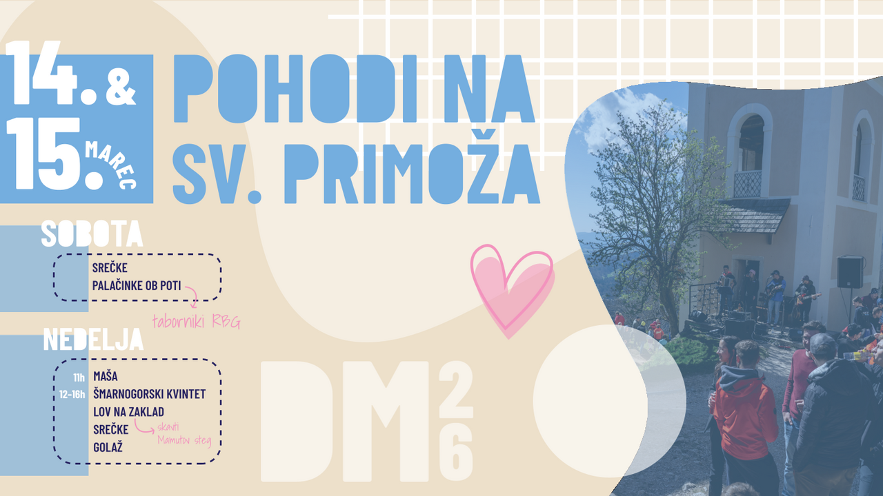 Dobrodelni pohod na Sv. Primoža - Dobrodelni marec