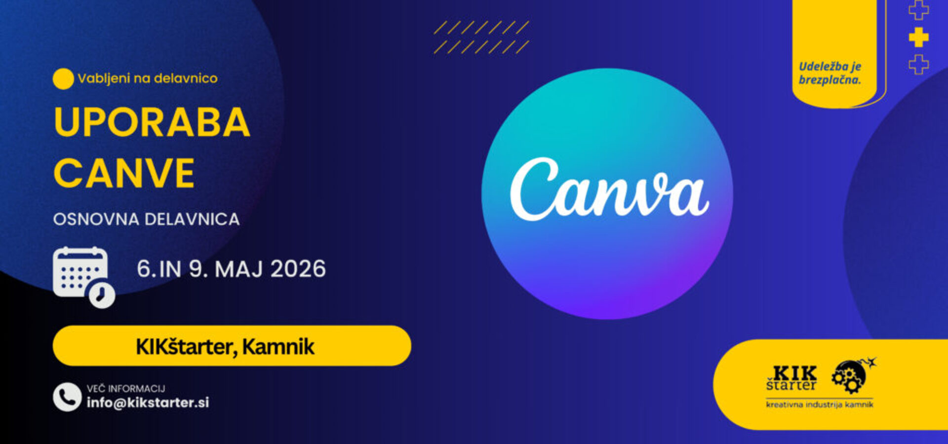 Delavnica: Osnovna uporaba Canve