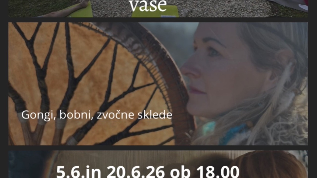 Gong, bobni in kristali