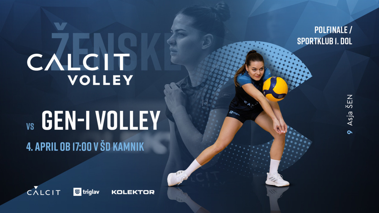 Calcit Volley vs GEN-I Volley