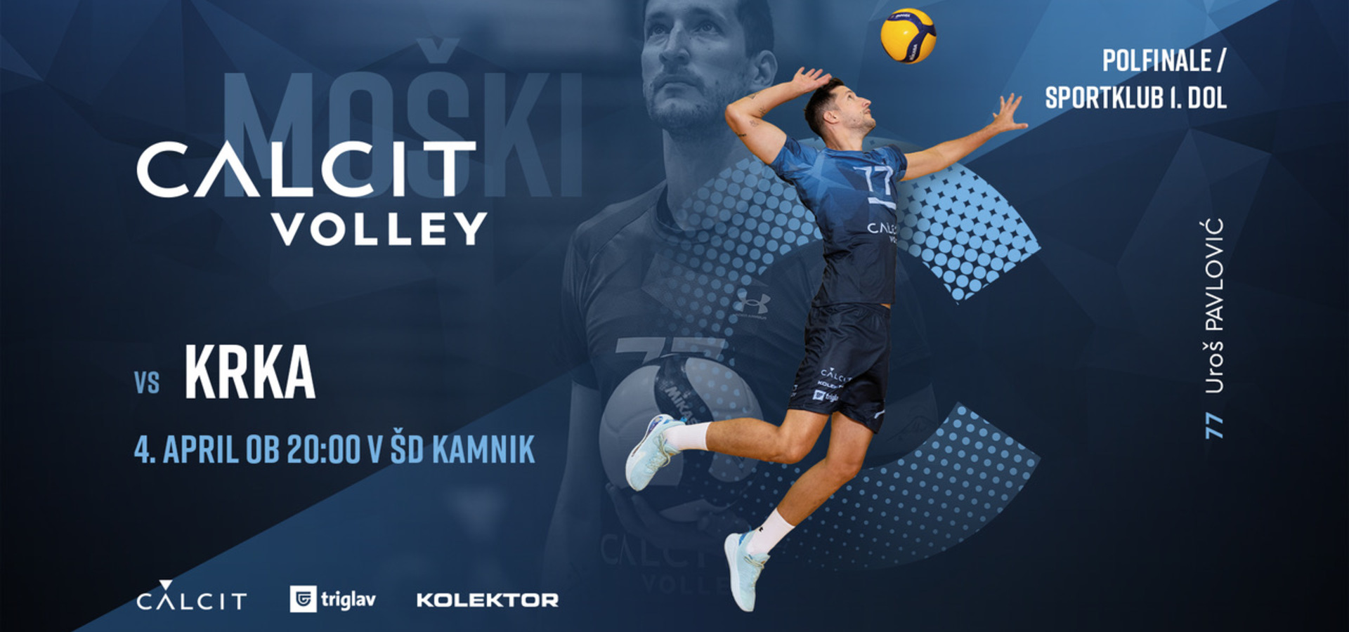 Calcit Volley vs Krka 