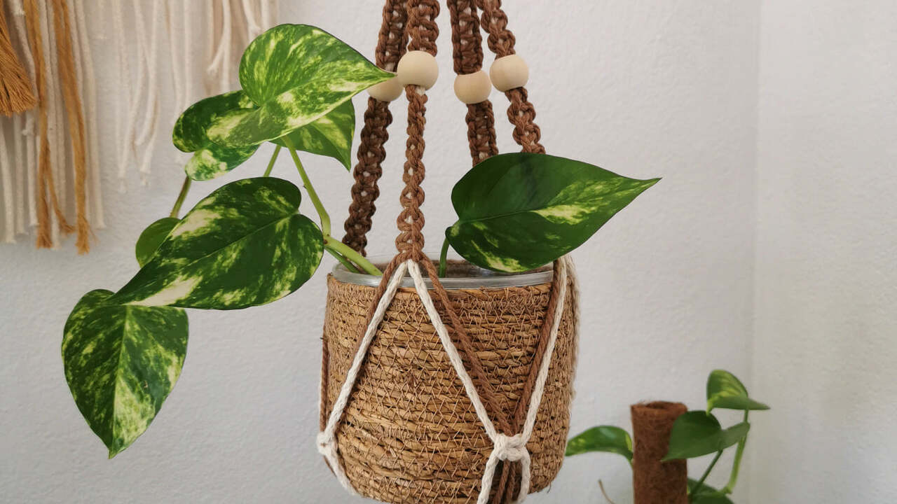 Makrame – obešanka za rože, delavnica