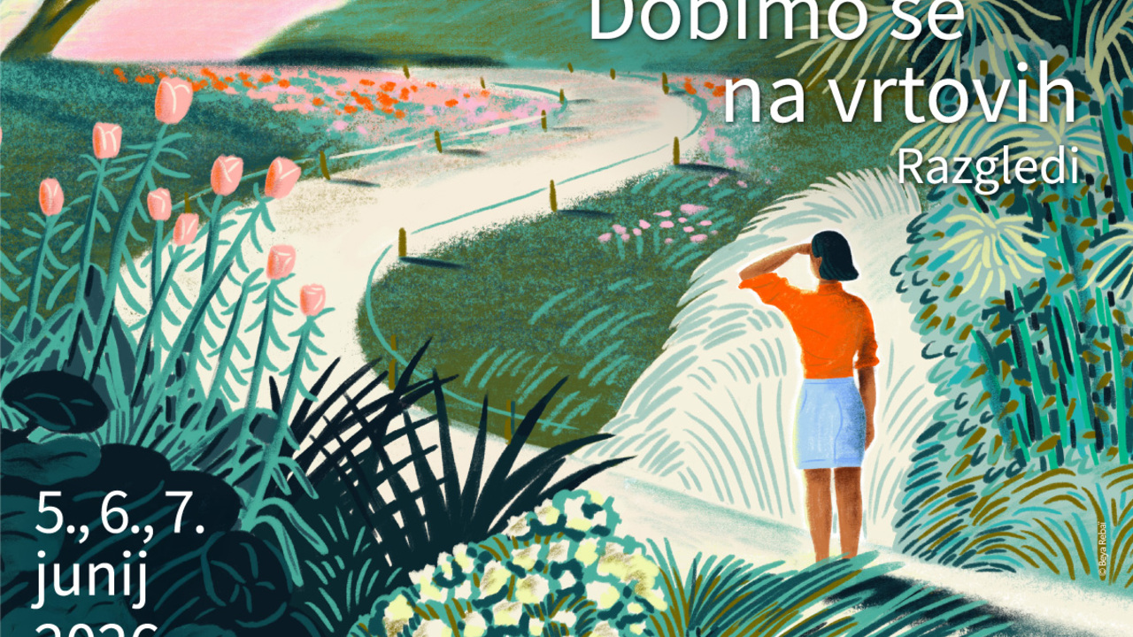 Dobimo se na vrtovih: vodeni ogled samostanskega zeliščnega vrta