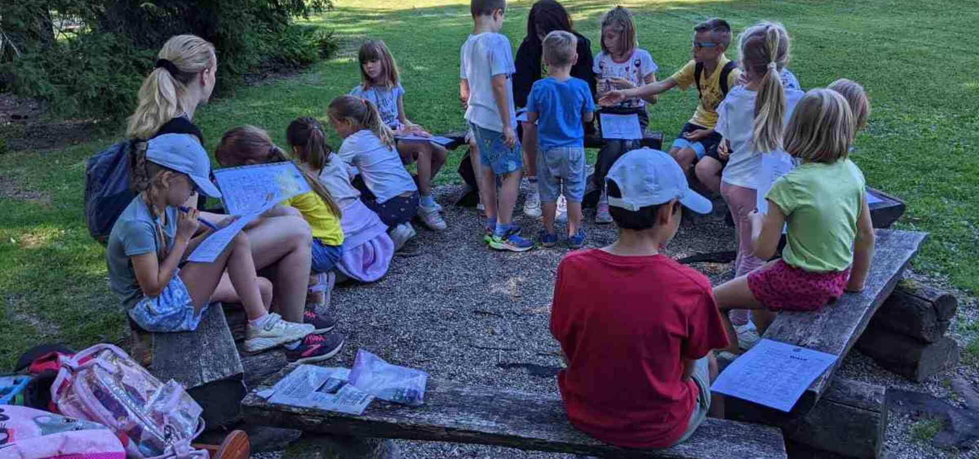 Poletni jezikovni tabor v Arboretumu Volčji Potok