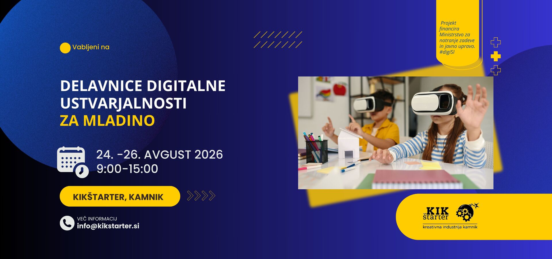 Poletne DIGI delavnice za mlade: Odkrij svet virtualne resničnosti