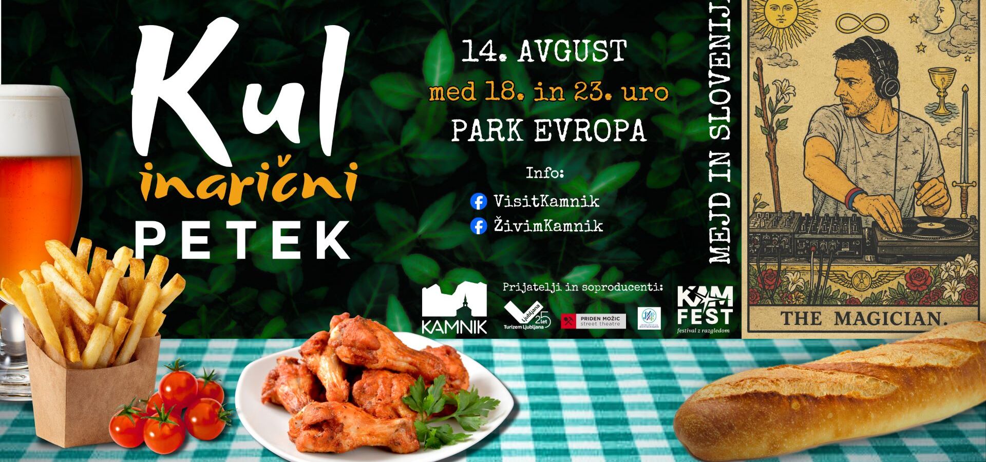 Kul-Kamfest-petek in Mejd in Slovenija