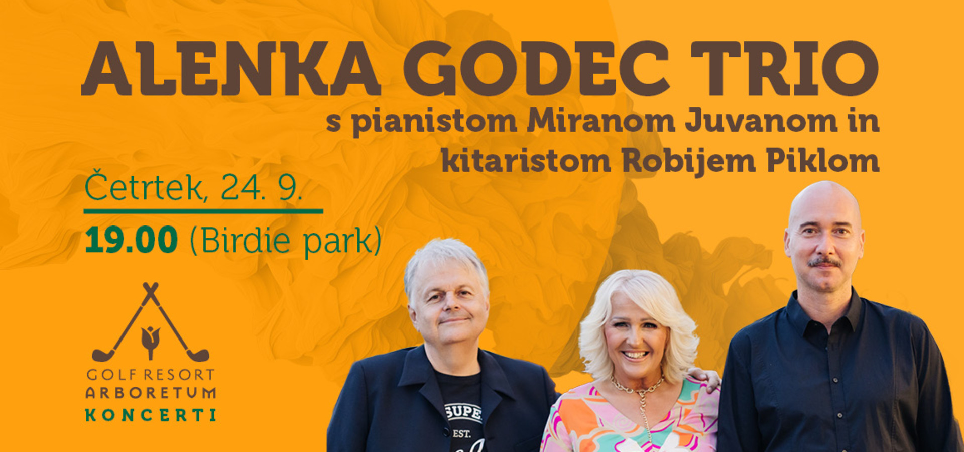 Alenka Godec trio s pianistom Miranom Juvanom in kitaristom Robijem Piklom