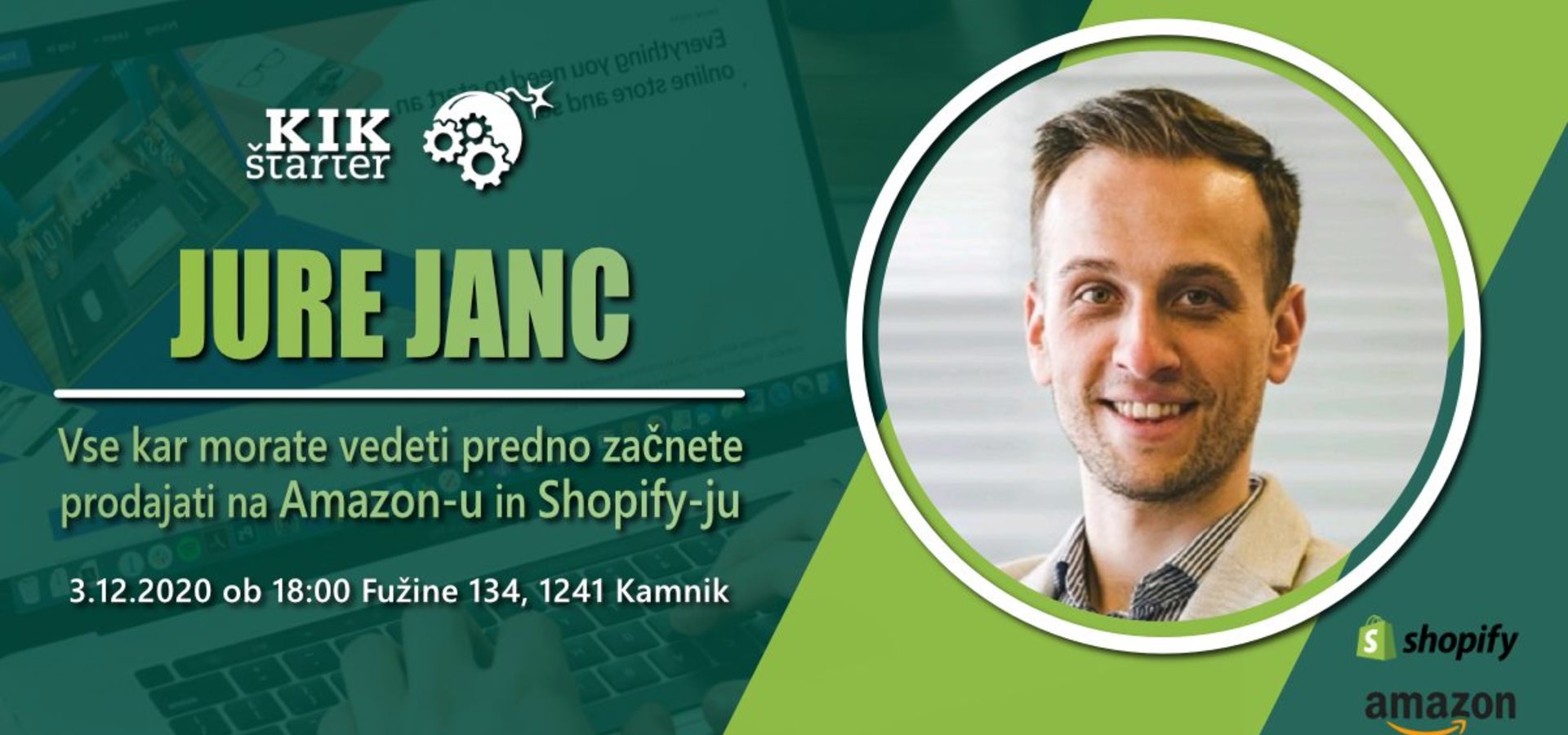 Jure Janc: Vse kar morate vedeti, preden začnete prodajati prek Amazona in Shopifyja