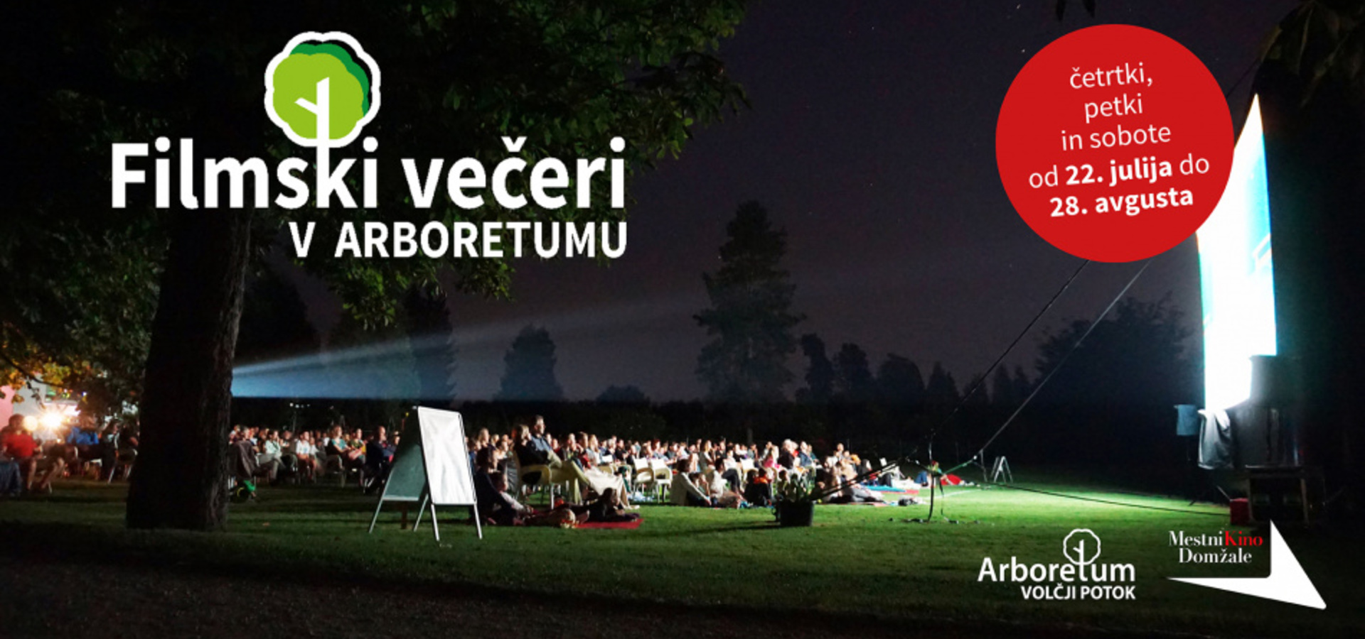 Filmski večeri v Arboretumu
